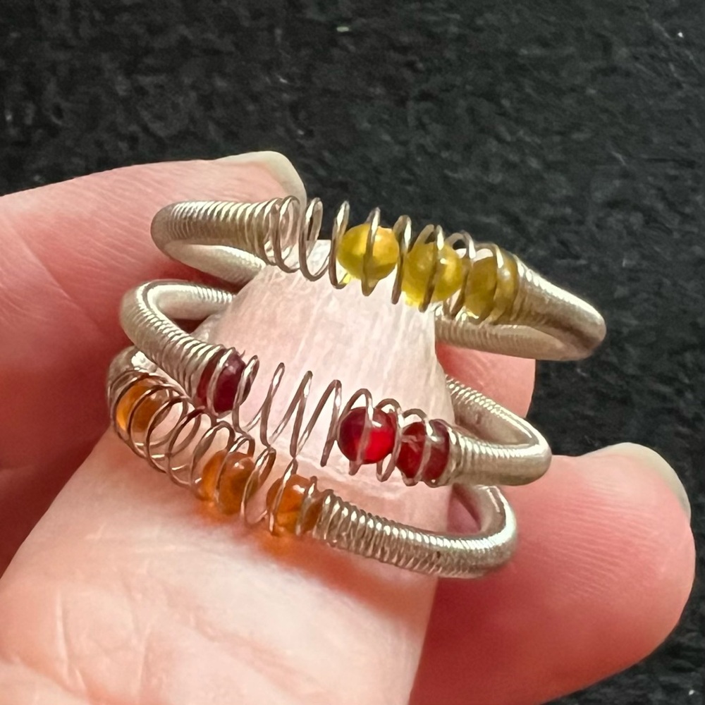 Silver-Tone Ring Bundle - image 3